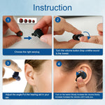 Rechargeable Hearing Aids Invisible Digital Sound Amplifier for Deafness Wireless Hearing Aid to Severe hear loss audifonos
