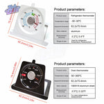 Mini Thermometers Oven Refrigerator Thermometer Large Dial Freezer Oven Thermometers Home Kitchen Supply
