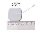 5x5cm Self Adhesives Electrostimulation Patches Tens Electrode Pads for EMS Muscle Stimulator Electric Massage Pulse Device