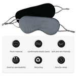 Sleeping Eye Mask Korean Style Warm And Cool Dual Use Adjustable Travel Light Blocking Breathable Eye Cover Blindfold Eye Patch