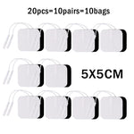 5x5cm Self Adhesives Electrostimulation Patches Tens Electrode Pads for EMS Muscle Stimulator Electric Massage Pulse Device
