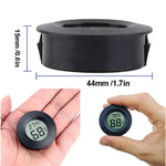 Mini LCD Digital Humidor Thermometer Hygrometer Refrigerator Freezer Tester Thermohygrometer Detector Thermometer Pet Car