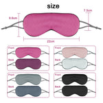 Sleeping Eye Mask Korean Style Warm And Cool Dual Use Adjustable Travel Light Blocking Breathable Eye Cover Blindfold Eye Patch