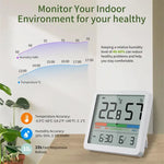 New Digital Home Indoor Temperature Humidity Meter LCD Digital Thermometer Hygrometer Sensor Gauge Weather Station
