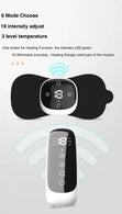 Wireless TENS Unit EMS Heating Muscle Stimulator Electric Pulse Massage Menstrual Pain Relief Therapy Device for Neck Full Body