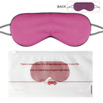 Sleeping Eye Mask Korean Style Warm And Cool Dual Use Adjustable Travel Light Blocking Breathable Eye Cover Blindfold Eye Patch