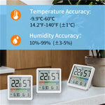 New Digital Home Indoor Temperature Humidity Meter LCD Digital Thermometer Hygrometer Sensor Gauge Weather Station