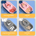 1pcPill Cutter,Pill Splitter For Cutting Small Pills OrLarge Pills In Half,Cuts Pills,Tablets,Stainless Steel Blade Travel Sized