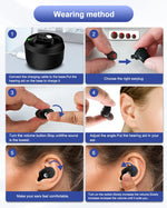 Rechargeable Hearing Aids Invisible Digital Sound Amplifier for Deafness Wireless Hearing Aid to Severe hear loss audifonos