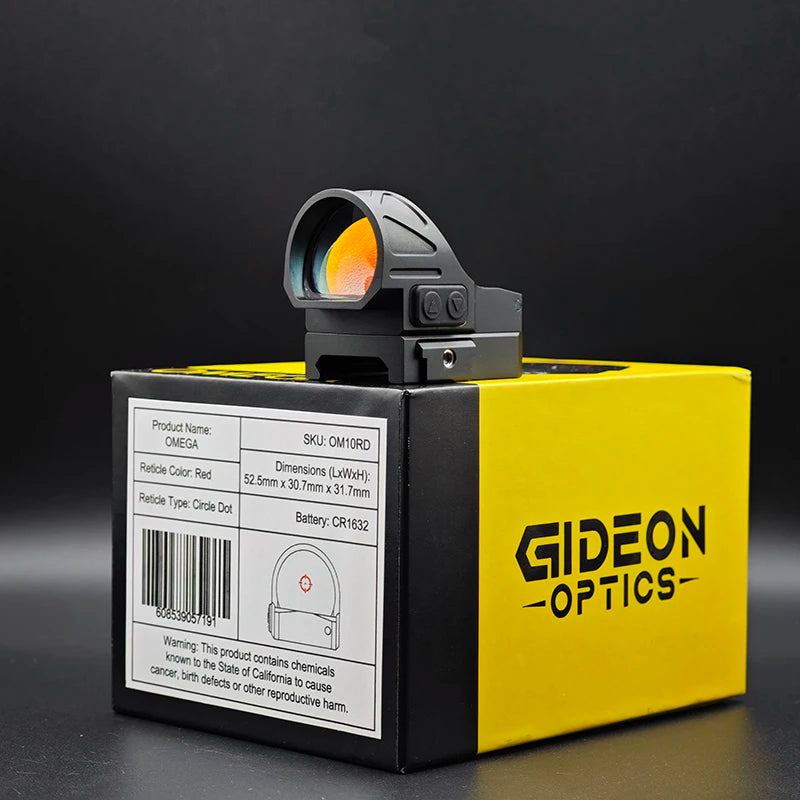 Original Gideon Optics Green/Red Circle Dot Sight Riflescope Footprint Optics for Hunting