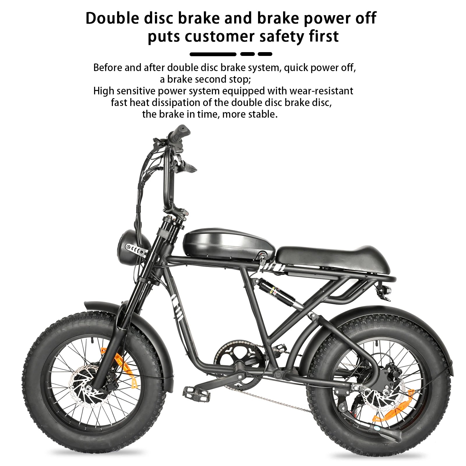 20 Inch 1000W Dual Motor 48V 100km Fat Tire Ebike Adult Electric Mountain Bike Aluminum Alloy Adult Suv Electric Bike