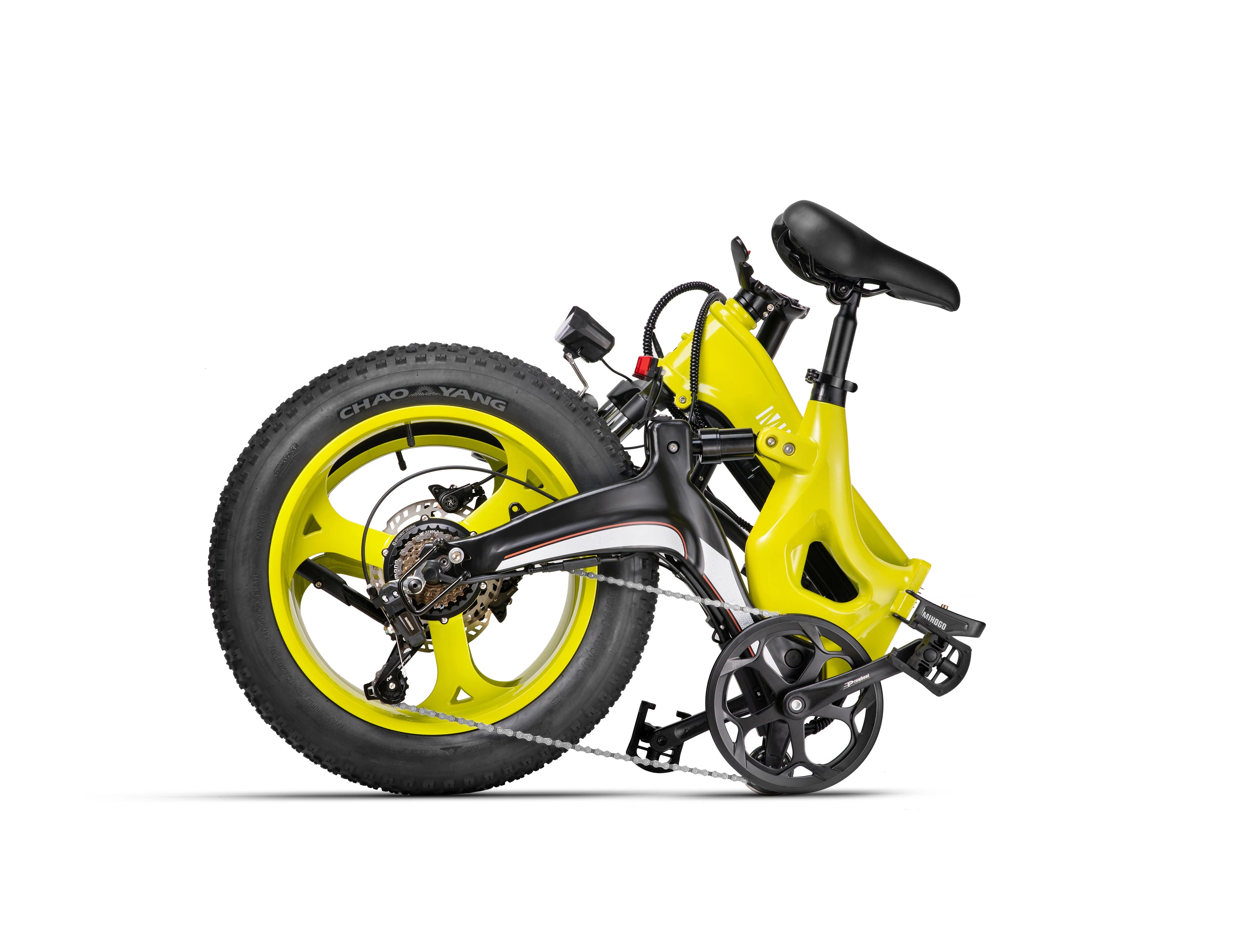 MIHOGO NX max Adult Electric Bicycle, 750W city ebike, 48V 12.8AH E-bike, 20-Fat Tire Foldable Electric Bike