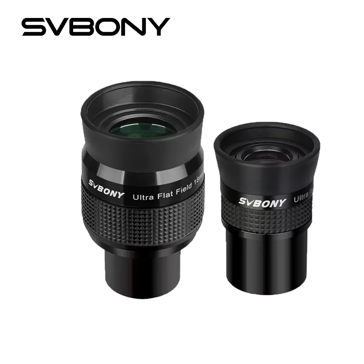 Svbony SV190 Telescope Eyepiece 1.25" UF10mm/18mm Ultra Flat Field Eyepiece FMC
