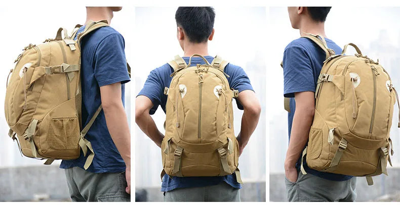 Outdoor Camouflage Backpacks Men's New Oxford Large Capacity Sports Cloth Waterproof Bag Tactical Backpack