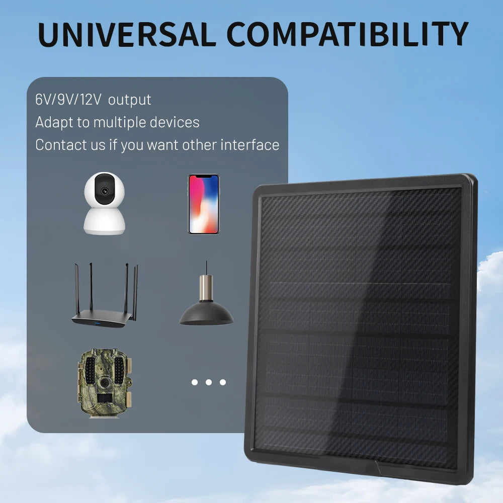 25000mAh Large Capacity Solar Power Pack IP66 Type-C Fast Charging Solar Panel Kit Complete for 4G Trail Hunting Secruity Camera