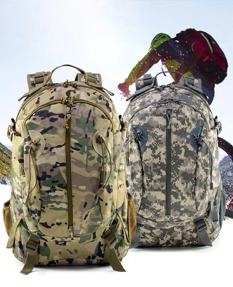 Outdoor Camouflage Backpacks Men's New Oxford Large Capacity Sports Cloth Waterproof Bag Tactical Backpack