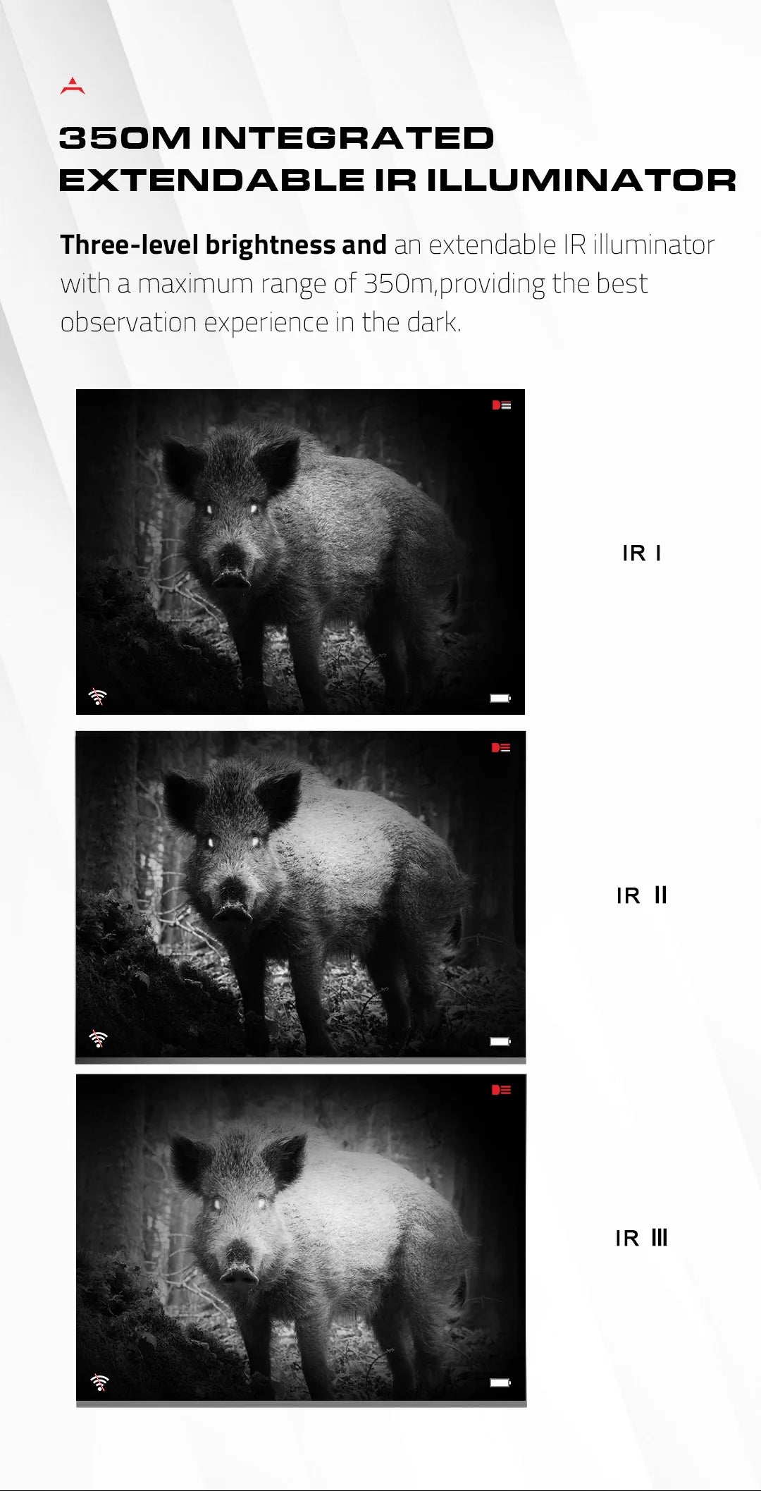 PARD NV007V2 14.5mm Lens 850nm Hunting Monocular Waterproof WiFi 1080P Digital Camera