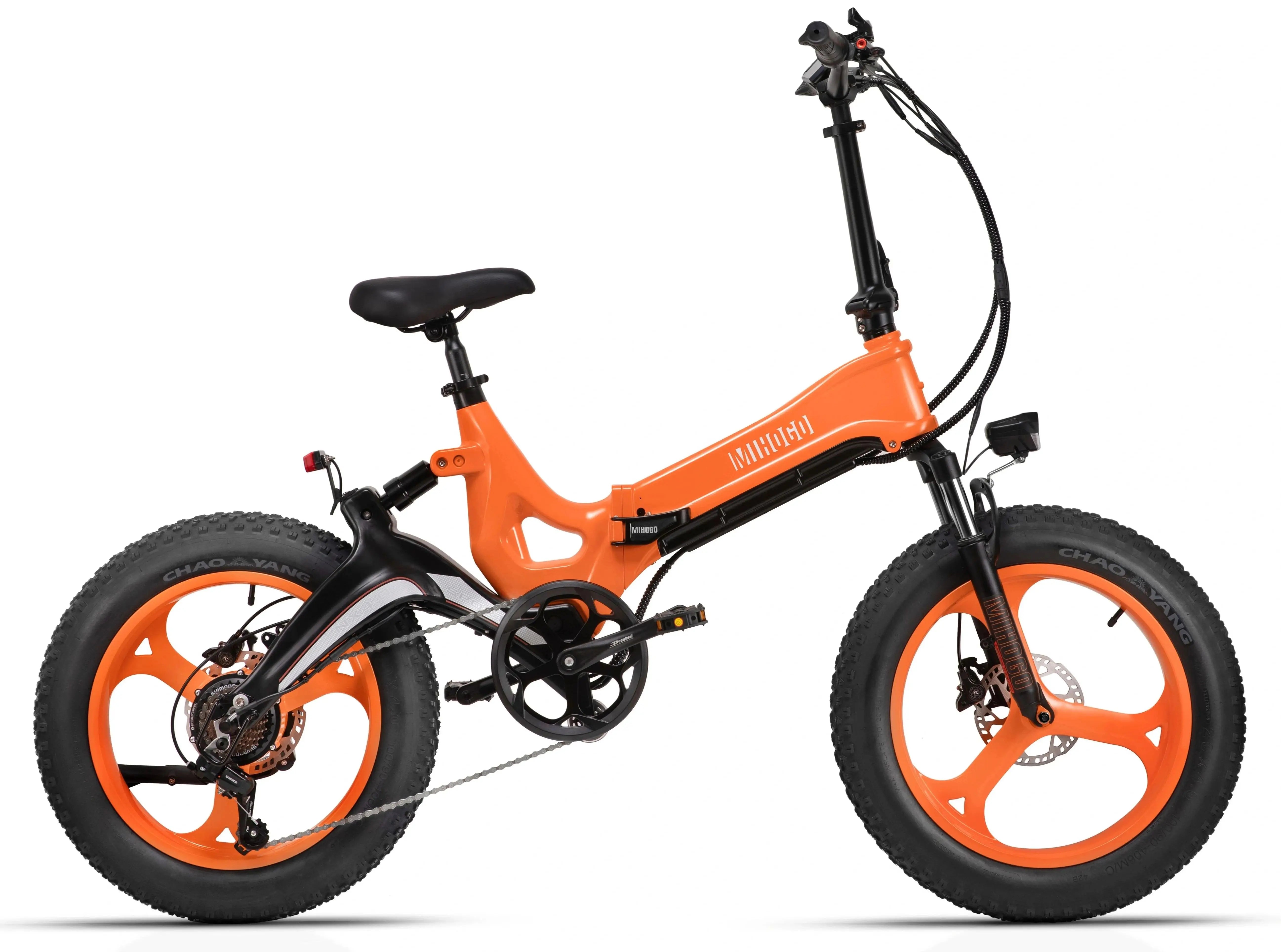 MIHOGO NX max Adult Electric Bicycle, 750W city ebike, 48V 12.8AH E-bike, 20-Fat Tire Foldable Electric Bike