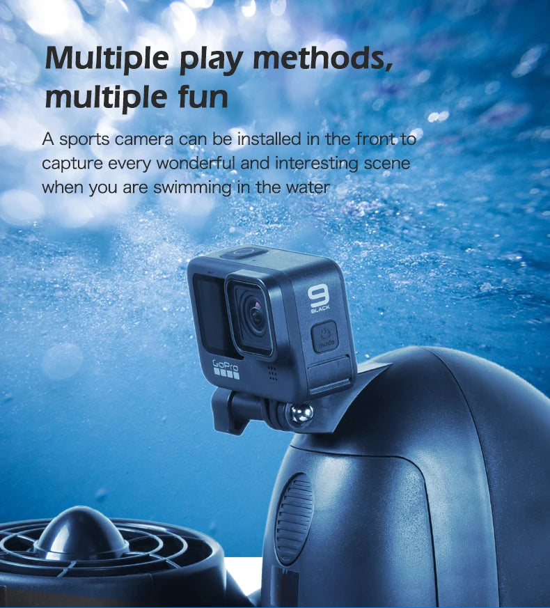 Mankeel W7 Electric Underwater Booster Sea Scooter 300W Dual Speed 6000mAh Diving Propeller For Ocean/Pool Diving Sports