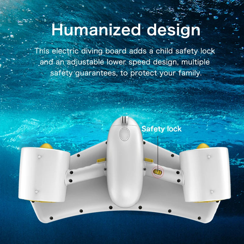 Mankeel W7 Electric Underwater Booster Sea Scooter 300W Dual Speed 6000mAh Diving Propeller For Ocean/Pool Diving Sports