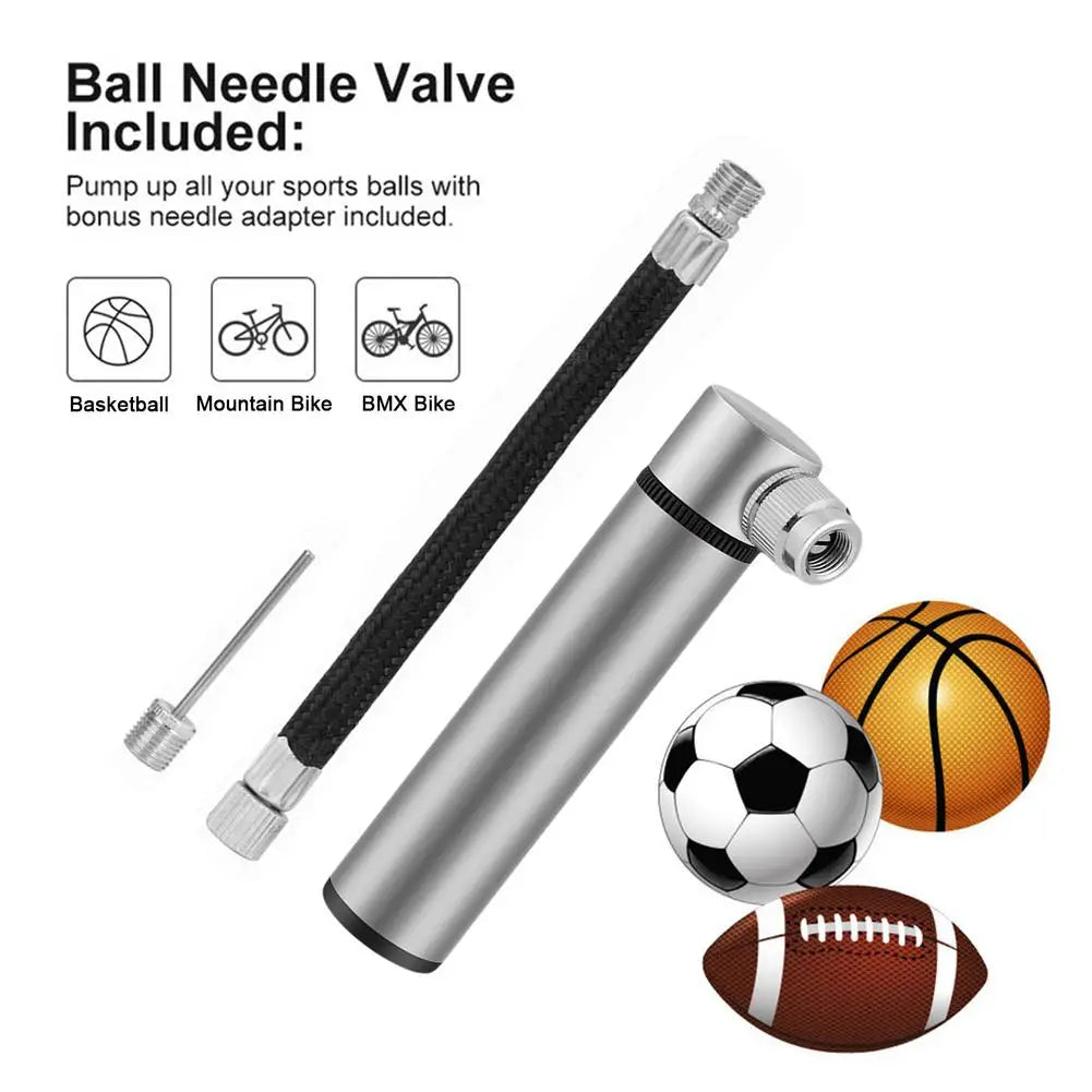 Bicycle Pump Portable Mini Tire Iation Fast Hand Air Pump 120PSI High-pressure Pump For Schrader Valves Bicycle Accessories