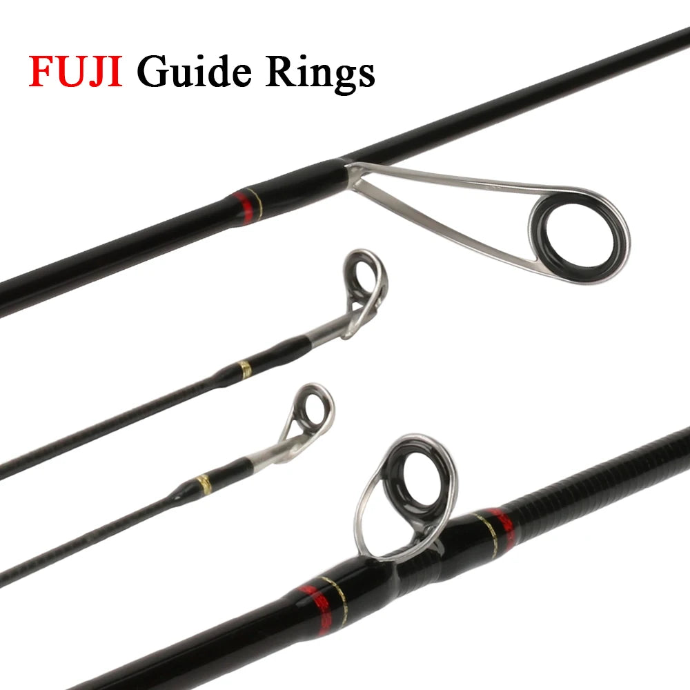 KUYING Teton UL Ultra-light Soft Fishing Rod 1.8m 1.9m 1.92m Lure Carbon Casting Spinning Cane Pole Medium Action FUJI Part