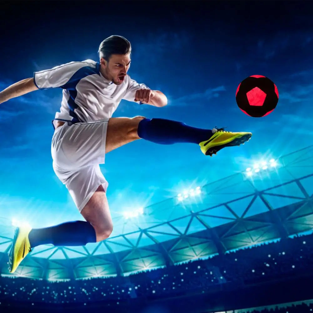 LED Football Night Training Glowing Soccer Ball Light Up Hi-Bright LED Glow in the Dark Smart Luminous Football for Training