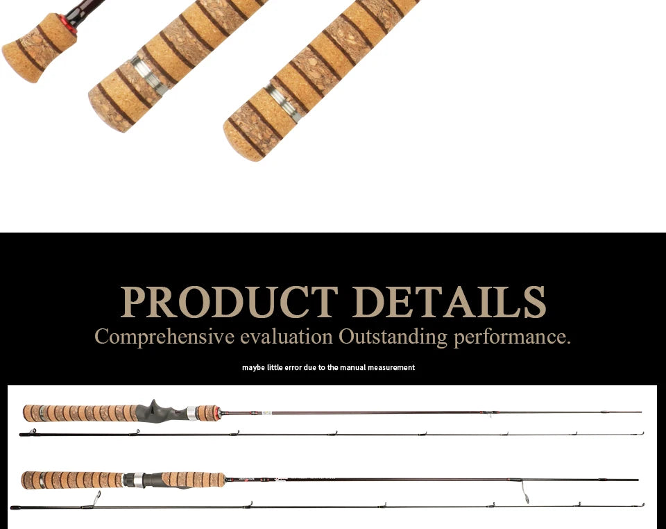 KUYING Teton UL Ultra-light Soft Fishing Rod 1.8m 1.9m 1.92m Lure Carbon Casting Spinning Cane Pole Medium Action FUJI Part