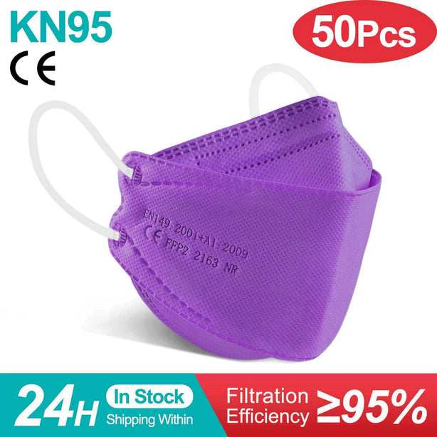 Fish Mask KN95 Mascarillas FPP2 Adult Morandi FFP2mask 4 Layer FFPP2 Approved Face Masks FFP2 Respirator Mouth Cover Masque FFP2