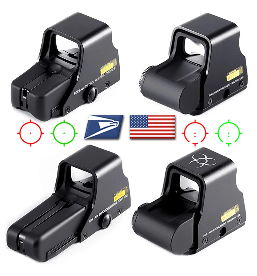 558+G43 G33 Holographic Collimator Sight Red Dot DOptic Sight Reflex with 20mm Rail Mounts for Rifle Hunting Tactics