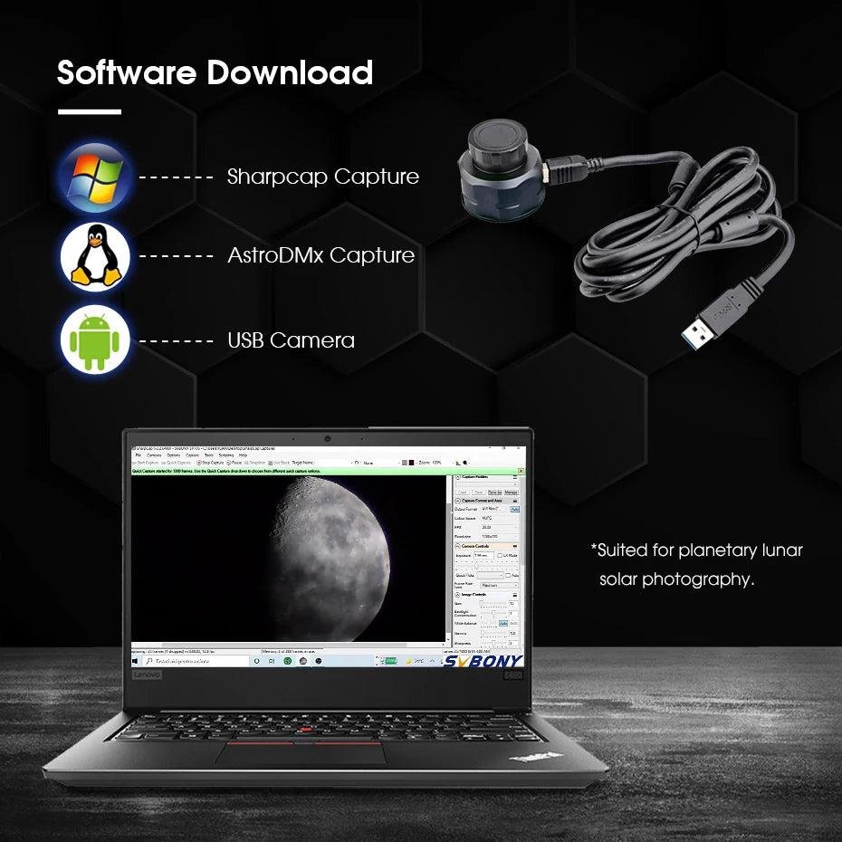 SVBONY SV205/sv105 Planetary Camera Electronic Telescope Eyepiece with 1.25'' UHC /UV-IR Elimination of Light Pollution Filter