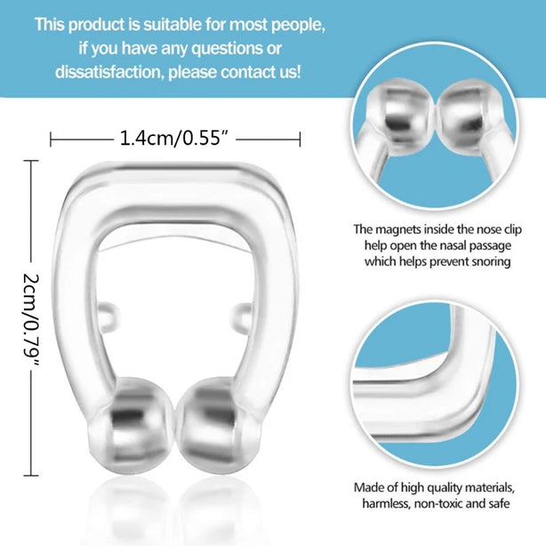 Portable Anti Snoring Nasal Dilator Stop Snore Nose Clip Device Easy Improve Sleeping for Men Women