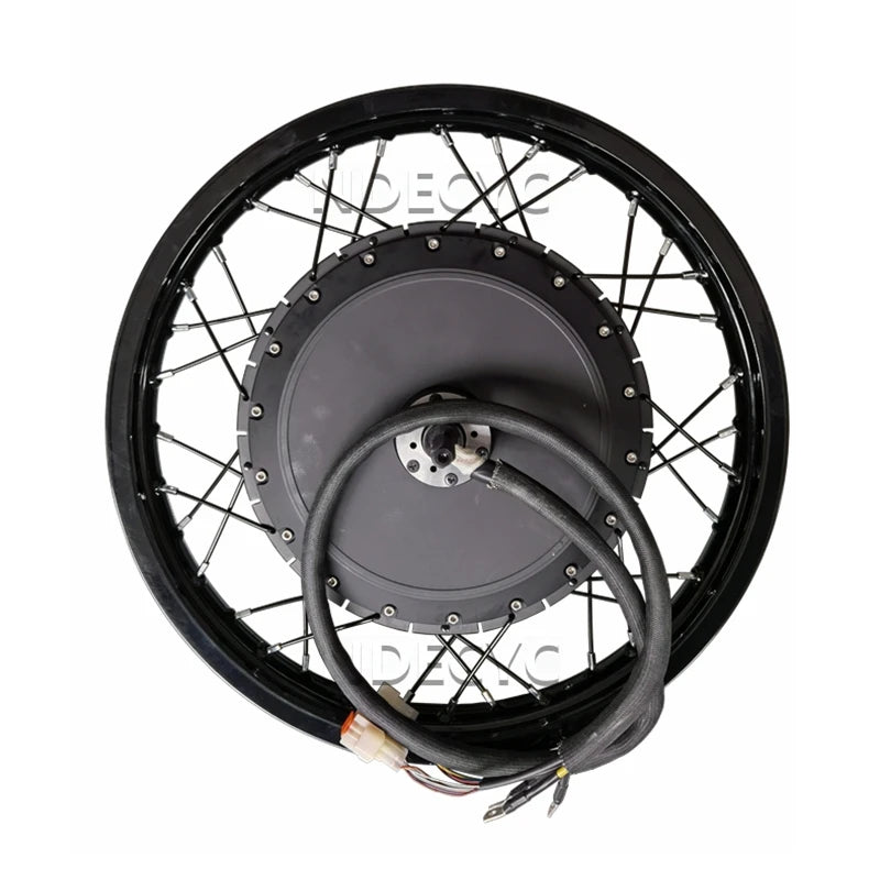 NBpower/QS V3 273 40H Motorcycle 17''18" 19" 21" 72v 8000W Ebike Rear Hub Motor Wheel 150mm Dropout Width for Motorcycle