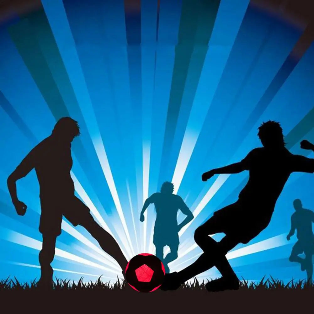 LED Football Night Training Glowing Soccer Ball Light Up Hi-Bright LED Glow in the Dark Smart Luminous Football for Training