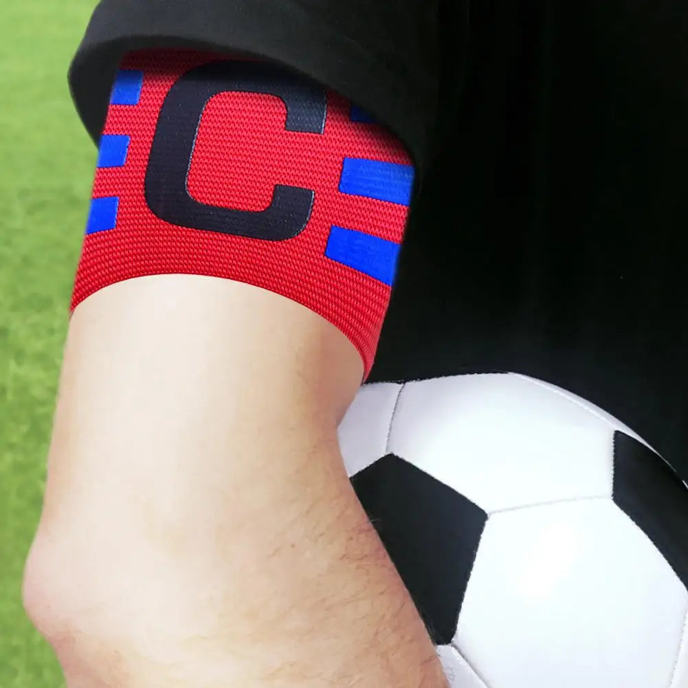 Captains Bands Elastic Captain's Armband For Senior / Junior Football Leader Winding Bracelet For Football School Athletic Pla