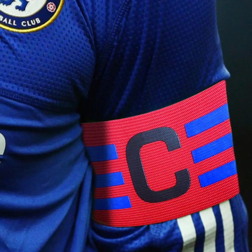 Captains Bands Elastic Captain's Armband For Senior / Junior Football Leader Winding Bracelet For Football School Athletic Pla