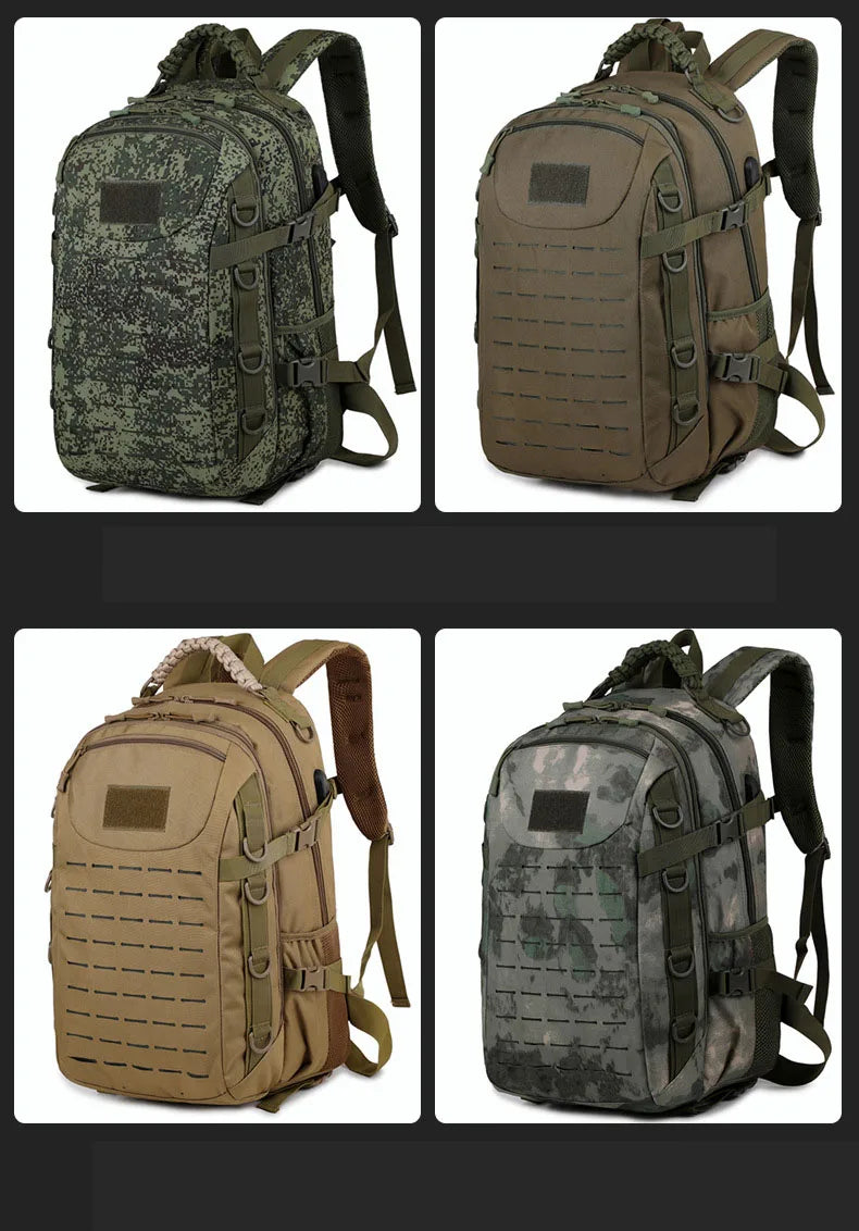 Oulylan Outdoor Traveling Waterproof Trekking Fishing Hunting Climbing Bag Male Camo Backpack Camping Men  Rucksack