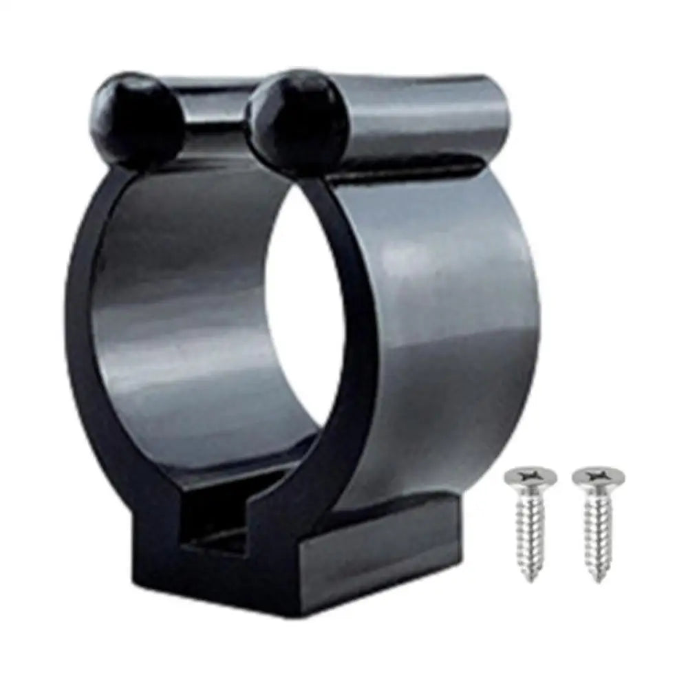 1Pc Nylon Portable Fishing Rod Clips Fishing Club Positioning Clamps Holder Wall Mounted Organizer Billiards Pole Rack 17mm/24mm