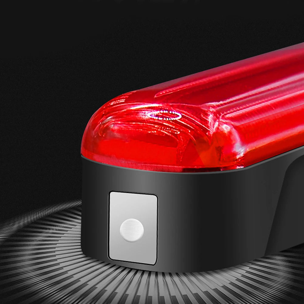 High Brightness Bike Rear Lamp USB Charging Bike Rear Night Light Brake Sensing Cycling Safety Warning Light for Bike Seat Post