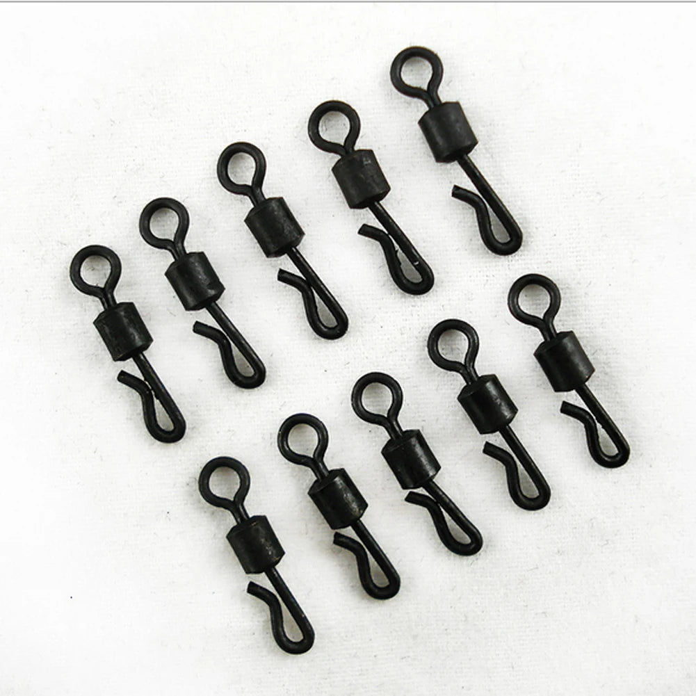 Swivel Fishing Connector Terminal Tackle Fishing Swivels Tool Q-Shaped Quick Change Carp Fishing Accessories