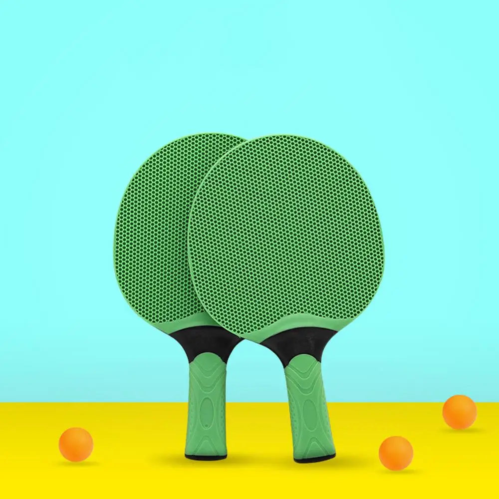 Table Tennis Racket Waterproof Table Tennis Bat With Rubber Grip Racquet Sport Equipment For Kids Adults