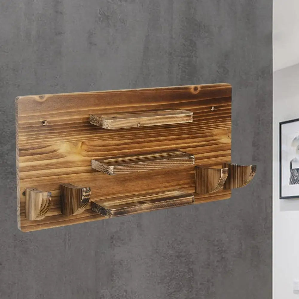 Table Tennis Paddle Holder Large Capacity Wooden Table Tennis Paddle Display Holder Storage Organizer Racket Mount storage Rack