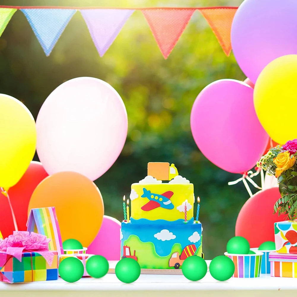 50/100Pcs Colorful Ping Pong Balls 40MM Entertainment Table Tennis Balls for Game Frosted Mixed Colors for Carnival Pool Game