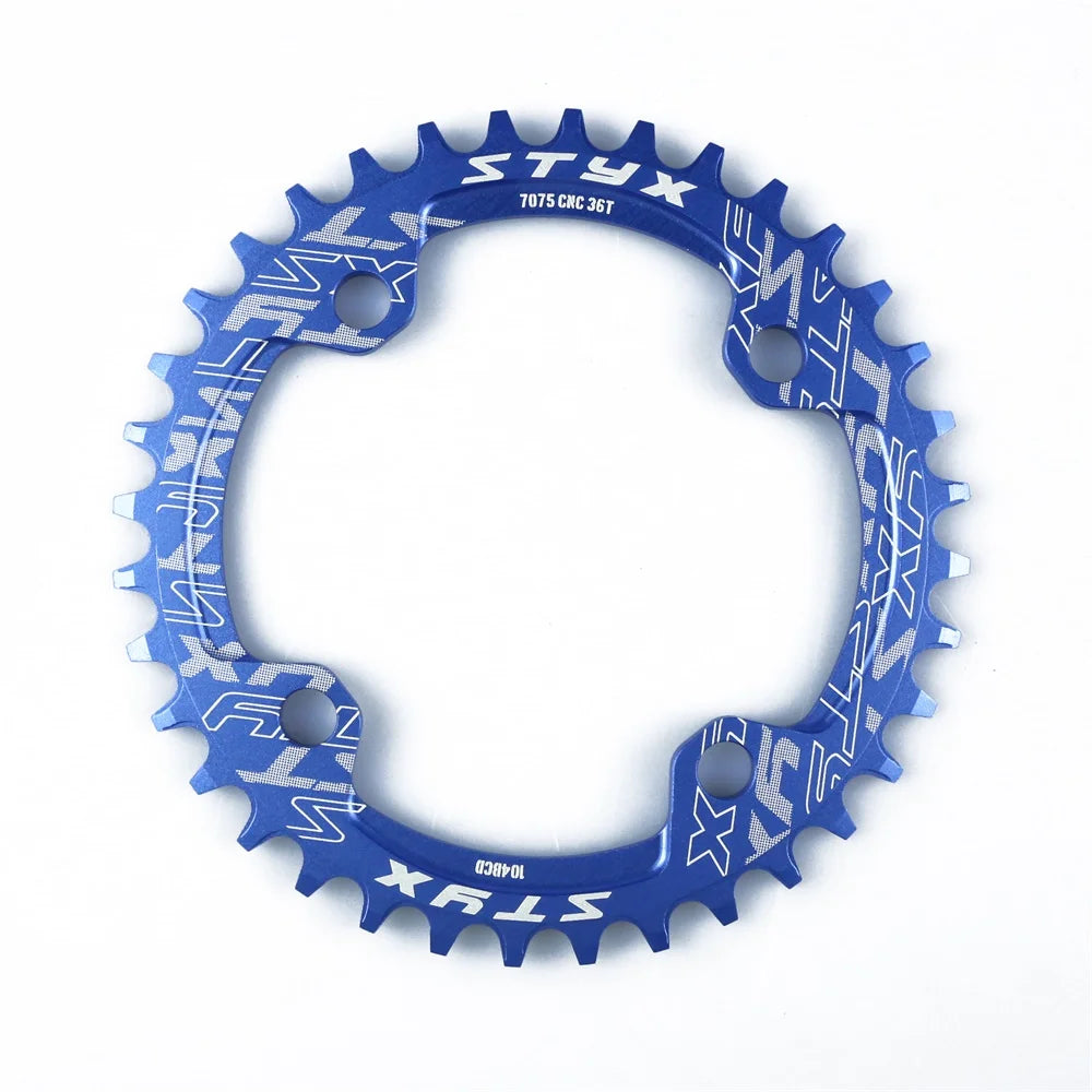 E-bike Chain Wheel 32T 34T 36T 38T Red Blue Black For Bafang Mid Drive Motor Kits 8FUN Replacements Electric Bicycle Conversions