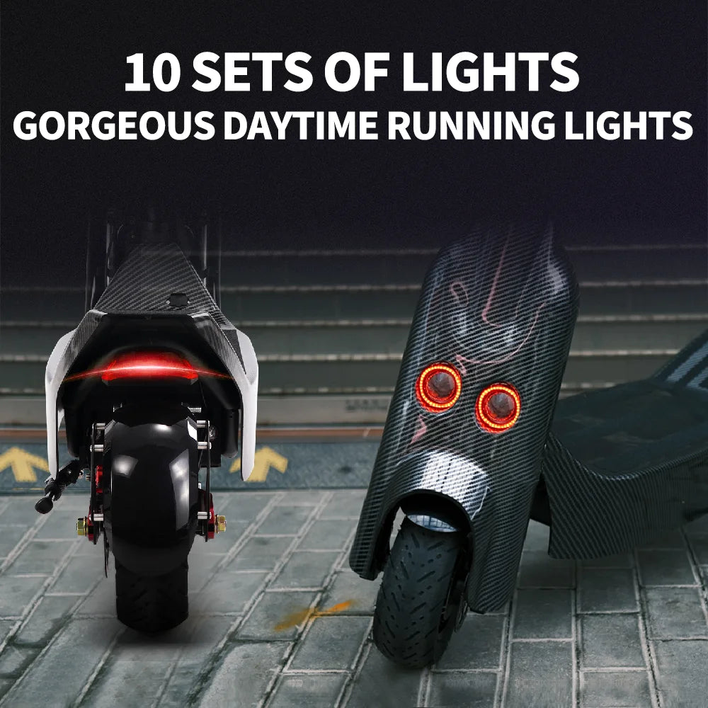 SONGZO BT1 adult electric scooter, 1400W*2 motor,60v 30Ah,folding E-scooter,11 inch tire E-Mountain Scooter