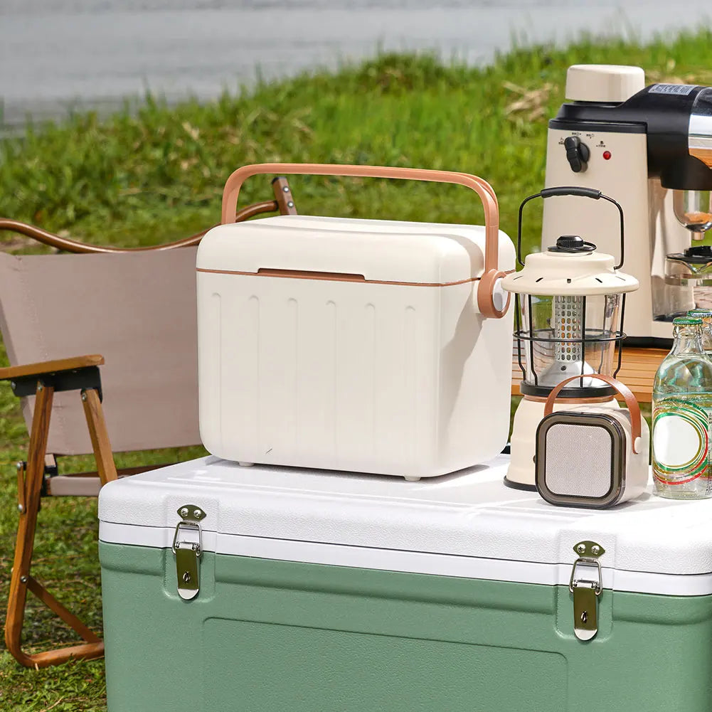 5/6L Portable Outdoor Incubator Large Capacity Food Storage Box Cooler Ice Bottle Cooler Mini Fridge Camping Refrigerator