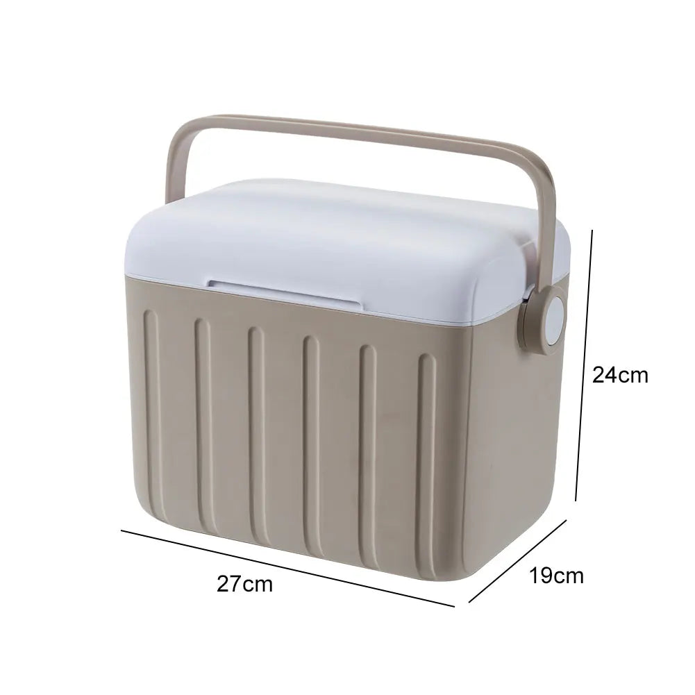 5/6L Portable Outdoor Incubator Large Capacity Food Storage Box Cooler Ice Bottle Cooler Mini Fridge Camping Refrigerator