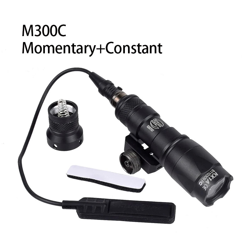 US Warehouse Airsoft SureFire X300/M300/M600 Series Pistol Gun Flashlight 20mm Rail Hunting Ar 15 Accessories Tactical Gear
