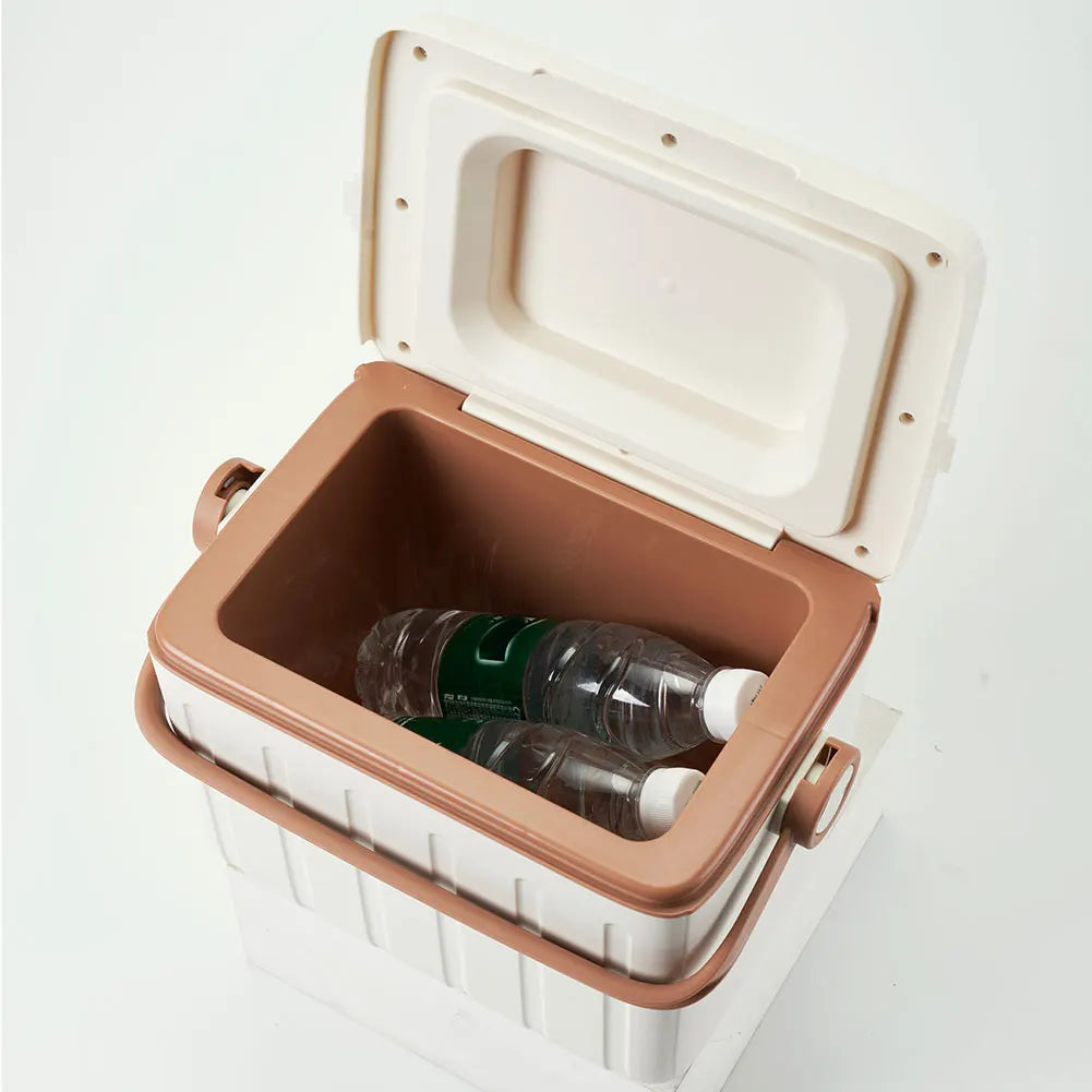 5/6L Portable Outdoor Incubator Large Capacity Food Storage Box Cooler Ice Bottle Cooler Mini Fridge Camping Refrigerator