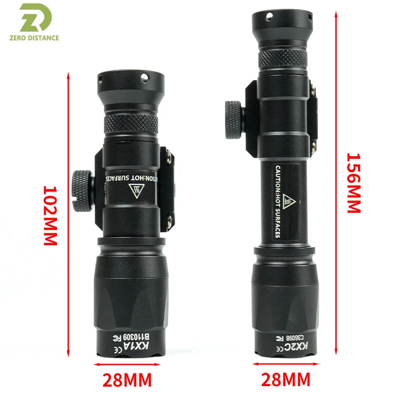 Tactical SF X300 X300U Ultra Metal Flashlight Strobe Scout Light M300C M600C PEQ Airsoft Hunting Weapon Flashlight Fit 20mm Rail